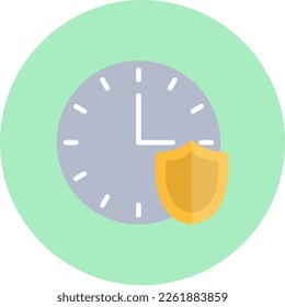 Reliablity Flat Vector Icon Design