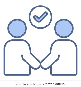 Reliance Blue Icon Vector Illustration