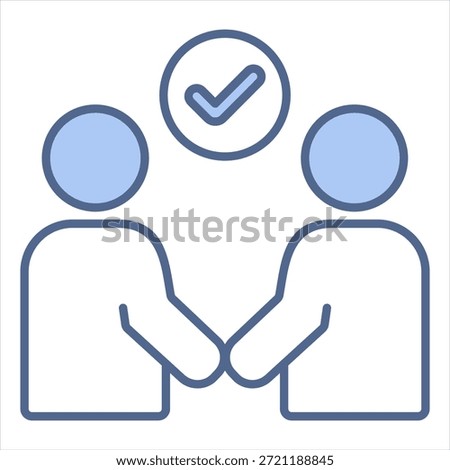 Reliance Blue Icon Vector Illustration