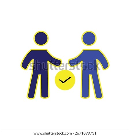 reliance icons. simple colored vector illustration
