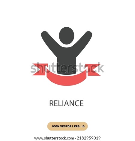 reliance icons  symbol vector elements for infographic web