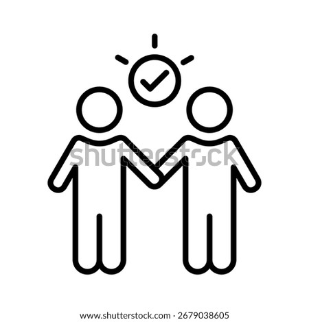 Reliance line icon vector collection