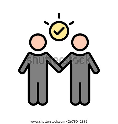 Reliance lineal color icon vector collection
