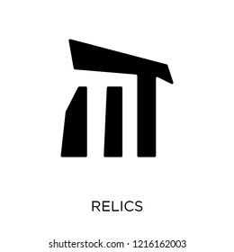 Relics icon. Relics symbol design from Museum collection. Simple element vector illustration on white background.