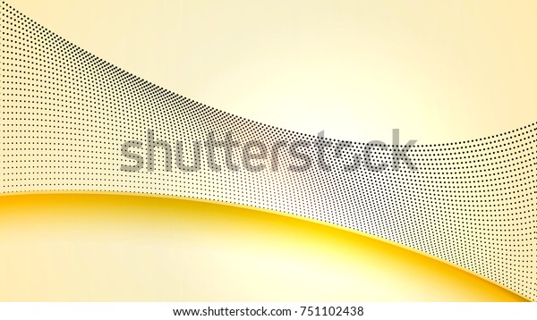 Relief orange dotted background. Abstraction\
orange dotted strip. Vector\
illustration