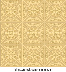 Relief ornate vector background