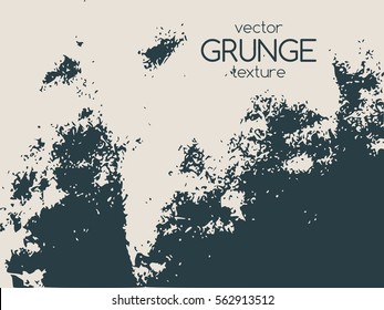 Relief stone surface texture. Old concrete wall. Monochrome image. Grunge distress texture.Vector template.