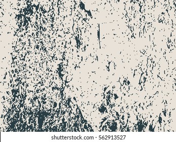 Relief stone surface texture. Old concrete wall. Monochrome image. Grunge distress texture.Vector template.