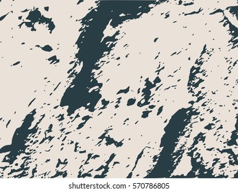 Relief stone surface texture. Old concrete wall. Monochrome image. Grunge distress texture. Vector template.