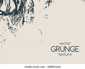 Relief stone surface texture. Old concrete wall. Monochrome image. Grunge distress texture. Vector template.