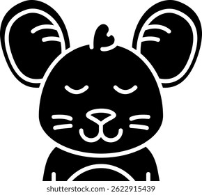 Design de ícone de vetor de linha aliviada