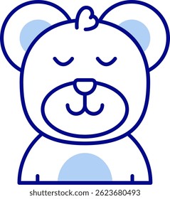 Design de ícone de vetor de linha aliviada