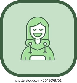 Relieved Line vector Icon Design