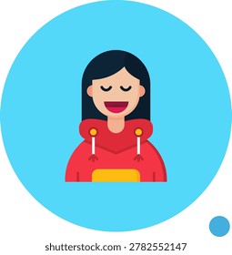 Relieved vector Icon Design Illustration