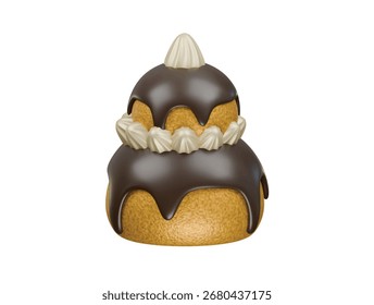  religieue Symbol 3D-Illustration rendern