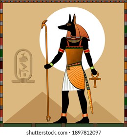 Religion of Ancient Egypt.
Anubis is a ancient Egyptian God of the afterlife, the underworld, tombs...