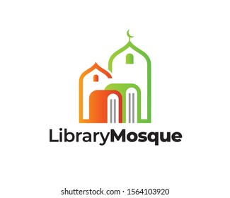 religion book logo design vector