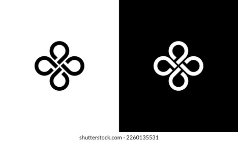 religion Community logo vector monogram black and white icon illustration style Designs templates