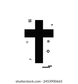 Religion Cross Christian Icon Vector