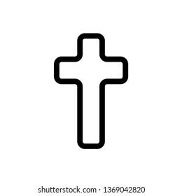 religion cross icon 