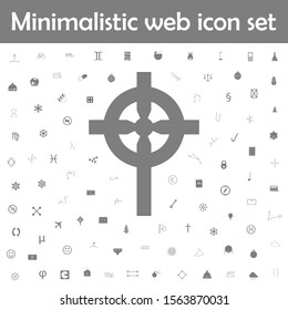 Religion cross icon. Web, minimalistic icons universal set for web and mobile
