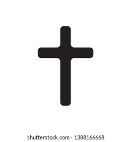 religion cross illustration icon design template