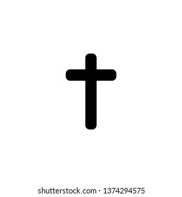 Religion Cross Symbol Icon Vector 