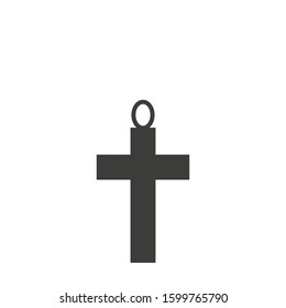 Religion Cross vector icon. filled flat sign for mobile concept and web design. Christian cross simple solid icon. Symbol, logo illustration. Pixel perfect vector graphics
