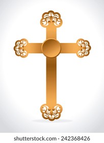 Religion design over white background, vector illustration.