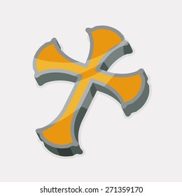 Religion design over white background, vector illustration.