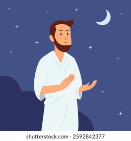 Religion Hand Praying Moslem Illustration