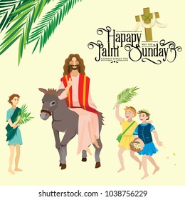 334 Jesus riding donkey Images, Stock Photos & Vectors | Shutterstock