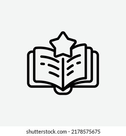  religion icon, isolated bookstore outline icon in light grey background, perfect for website, blog, logo, graphic design, social media, UI, mobile app