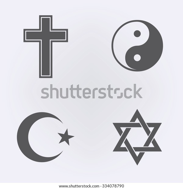 Religion Icon set . Vector\
illustration