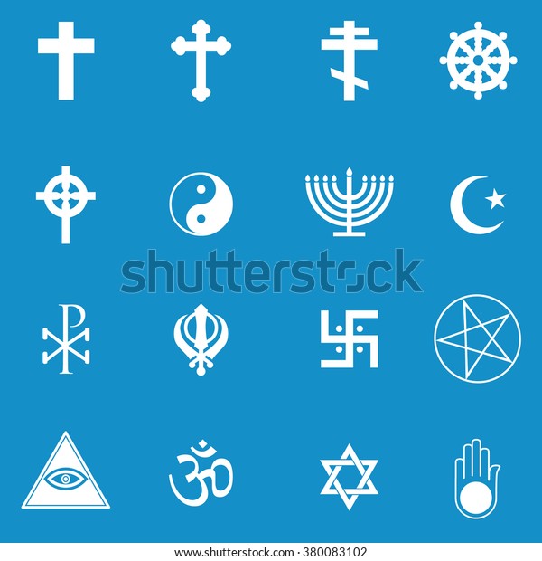 Religion Icon set . Vector\
illustration
