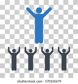 Religion icon. Vector illustration style is flat iconic bicolor symbol, smooth blue colors, transparent background. Designed for web and software interfaces.