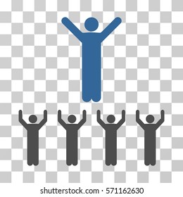 Religion icon. Vector illustration style is flat iconic bicolor symbol, cobalt and gray colors, transparent background. Designed for web and software interfaces.
