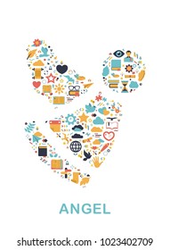 Religion icons are grouped in Angel