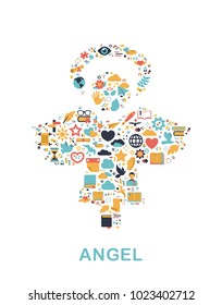 Religion icons are grouped in Angel