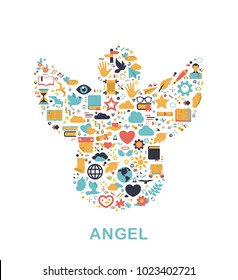 Religion icons are grouped in Angel