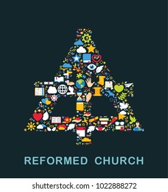 Religion icons are grouped in Christian Reformed Church