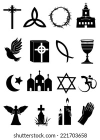 Religion Icons Set