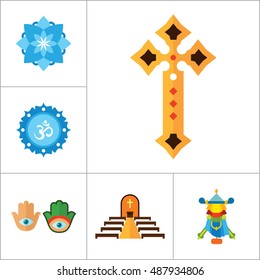 Religion Icons Set