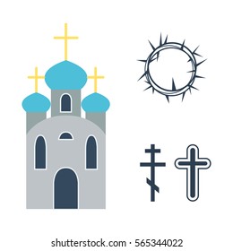 Religion icons vector illustration.