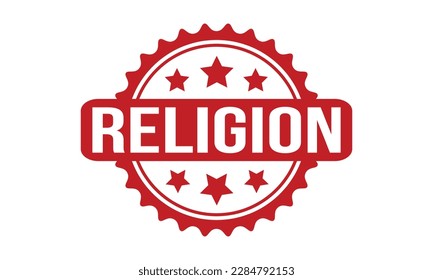 Religion Rubber Stamp Seal Vector