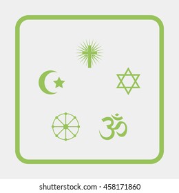 Religion signs.