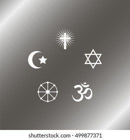 Religion signs.