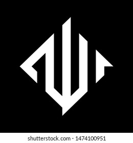 Religion Symbol Allah Vector on Black Background