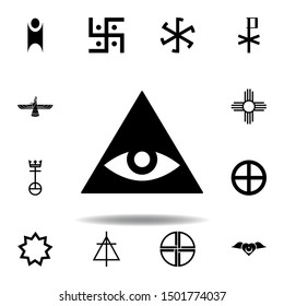 religion symbol, Caodaism icon. Element of religion symbol illustration. Signs and symbols icon can be used for web, logo, mobile app, UI, UX