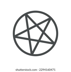 Religion symbols related icon outline and linear vector.